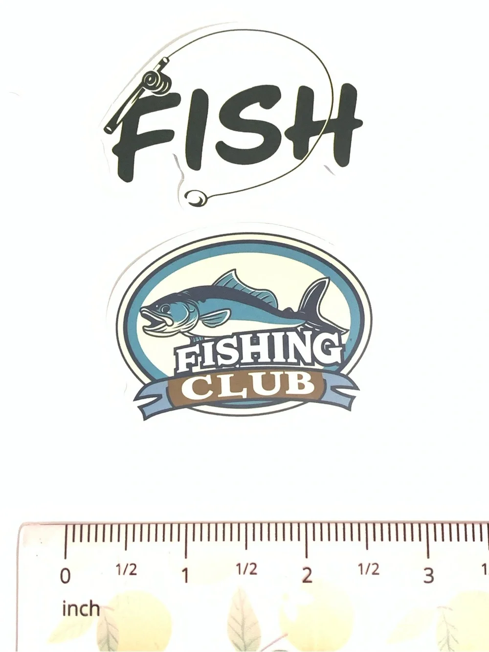 Fishing Sticker Set - 2 Piece